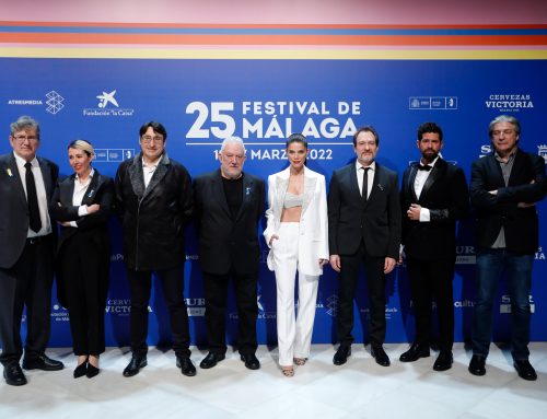 Harlys en la gala del festival de cine de Malaga